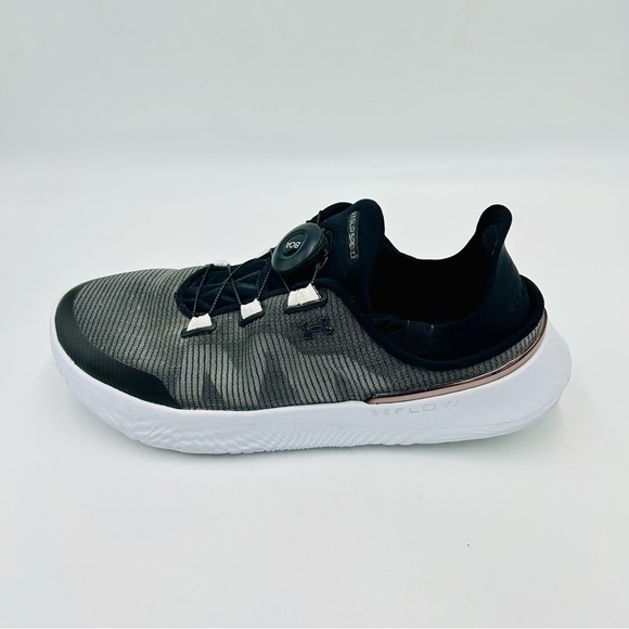 Under Armour shoes SlipSpeed BOA Running Shoes trainers Black Women Size 7.5 - Picture 6 of 10